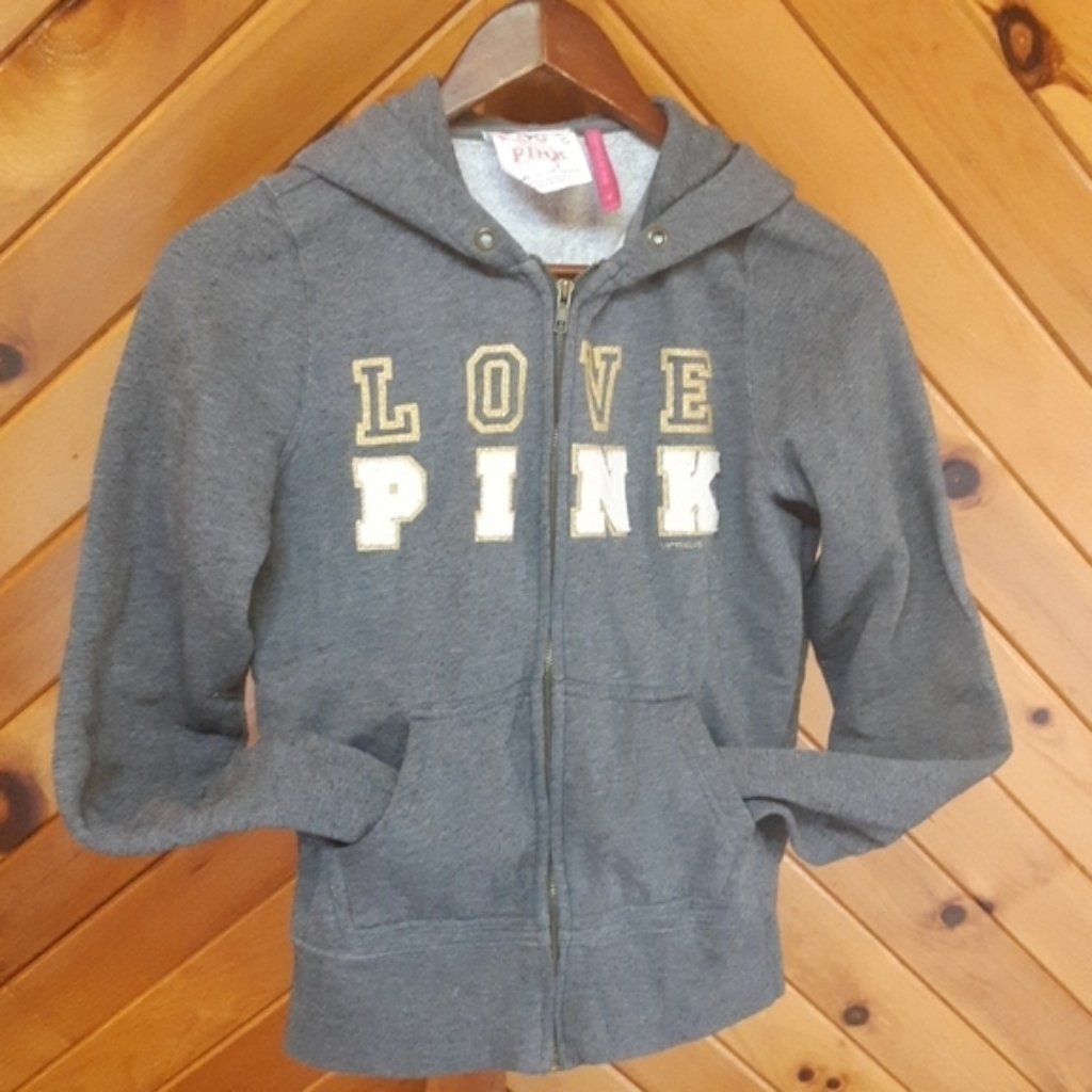 Pink Zippered Hoodie 252